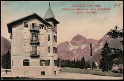 Schluderbach im Ampezzotal,  Hotel Sigmundsbrunn um 1910  I-II  (kl. ...