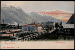 Riva am Gardasee,  Grand Hotel Lido um 1910  I-II  (rks. kl. Flecken)