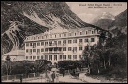 Bormio,  Grand Hotel Bagni Nuovi um 1910  I-II  (rks. kl. Fleck)