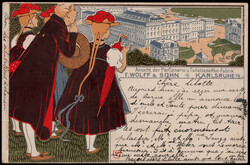 Karlsruhe  W-7500,  Parf?merie- und Toilettseifen-Fabrik Wollf & Sohn ...