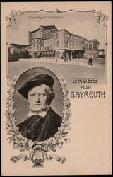 Bayreuth  W-8580,  Richard Wagner Festspielhaus um 1900/10  I-II