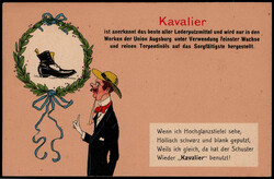 Augsburg  W-8900,  Reklamekarte  "Kavalier" um 1900/10  I-II  (rks. ...