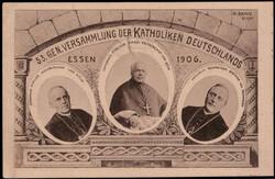 Essen  W-4300,  53. Gen. Versammlung der Katholiken Deutschlands 1906 ...
