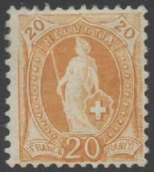 5655147: Schweiz Stehende Helvetia