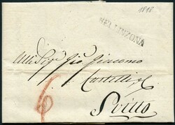 1818-1858, VORPHILATHELIE, gutes Mixtlot 17 Briefe mit verschiedenen ...