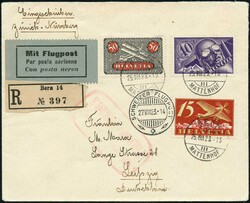 1880-ca.1960, Bunter Mixtposten in Box mit 12 Alben-/Ordner, einer ...