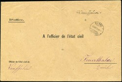 JURA BERNOISE, 1900-2010, Sammlung mit 370 Briefen und Belegen, ...