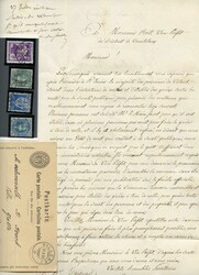 VILLERET, 1839, Langstempel, klarer Abschlag auf interessantem Brief ...