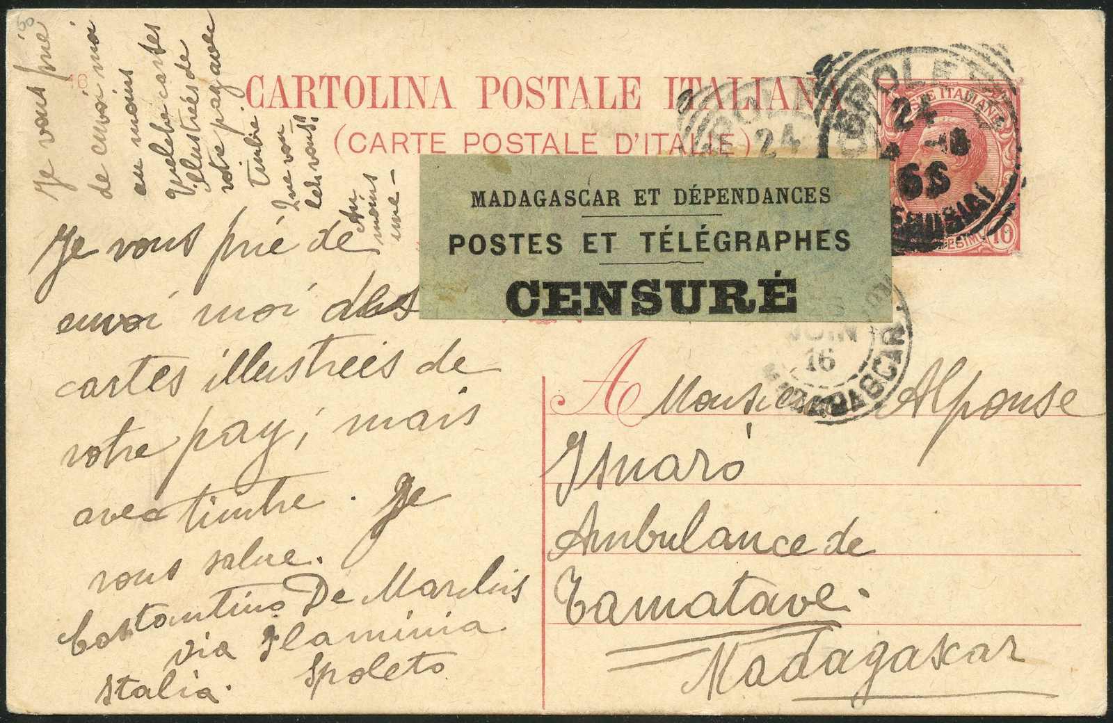 1915/18, attraktives Lot 9 Briefe und 1 Karte aus Côte d'Ivoire, ...