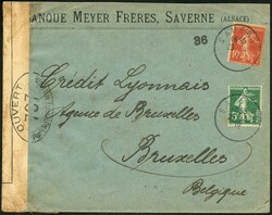 1915/19, "LE BUREAUX DE LA COMMISSION" Stempel Nummern 000 - 953, in ...