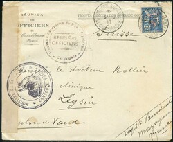 1915/18, attraktives Lot 9 Briefe und 1 Karte aus Côte d'Ivoire, ...