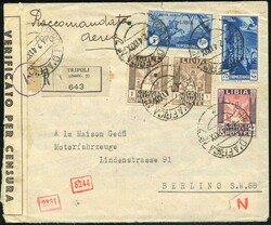 1940/44, Besetzte Gebiete und Kolonien, interessante Sammlung 29 ...