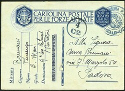 1940/42, "Pantelleria, Marina und Aeronautica", Sammlung von 18 ...