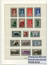 FRANCE, 1940-1995, postfrische und fast komplette Sammlung, mit ...