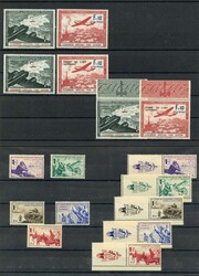 FRANCE L.V.F., 1941/42, Block und die 3 Serien postfrisch, No. 4 bis ...