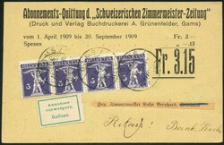 5655156: Switzerland Defintives after 1907