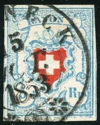 T. 40 C1-RO, mit fehlender Schnittlinie unten, weissrandig und sauber ...