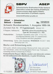 T. 40 C1-RO, mit fehlender Schnittlinie unten, weissrandig und sauber ...
