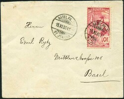 -.10, BASEL FIL.IV ST. JOHANN 15.XI.00, starker vollständiger ...