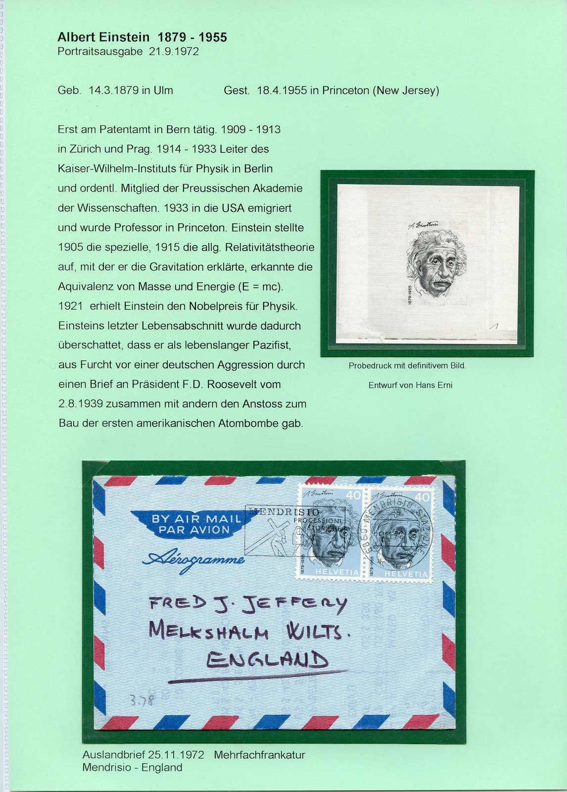 Image 5 for lot number 401 for 77th Forster Philatelie Auction