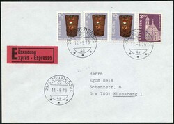 KANTON JURA, 11. MAI 1979, Spezialsammlung mit 93 Briefen auf 48 ...