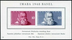 1948, IMABA, UNGEZÄHT, weisser Gummi, tadellos postfrisch und selten ...
