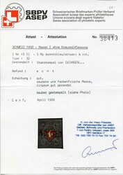T. 32, breitrandig und klar mit gerade zentrischem Stabstempel WANGEN ...