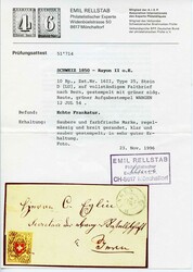 T. 25 D-LU, allseits breitrandig mit fast vollständigen Trennlinien, ...