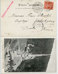 MONT-SOLEIL PRES ST. JMIER, 1905/07, klare Absenderstempel Hôtel ...