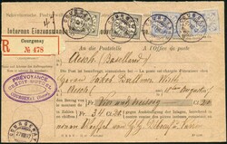 AJOIE, 1864-ca.1915, attraktives Lot 30 Briefe-/Karten, dabei Asuel, ...