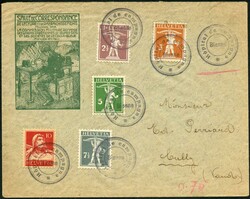 BIENNE, 1864-1897, Lot 5 Briefe meist Ziffern und Stehende EF, BF, ...