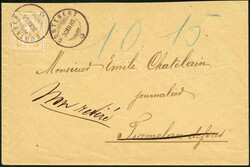 VALLON DE ST. JMIER, 1873-1915, attraktives Lot 15 Briefe-/Karten ...