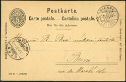 PLAGNE Region, 1873-ca.1910, Lot 12 Briefe-/Karten ab Ziffer, meist ...