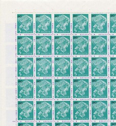 1943, PORTOFREIHEIT, Lot 2 Bogenserien zu 100 Marken, ohne und mit ...