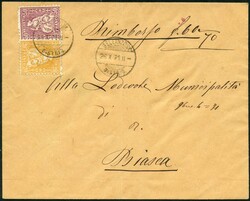 -.70, BELLINZONA 26.X.71, sauberer NN-Briefumschlag über Fr. 60.70 ...