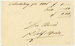 -.10, URDORF 10.I.07, Portofreie Amtliche NN-PK mit vorders. Ast  ...