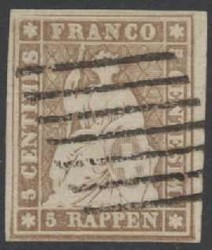 5655133: Strubel 2. Berner Druck mittelstrakes Papier