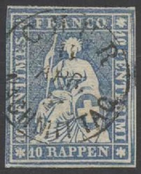 5655133: Strubel 2. Berner Druck mittelstrakes Papier