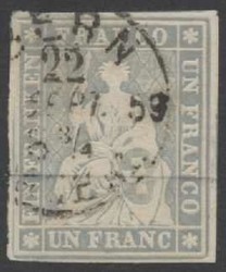 5655133: Strubel 2. Berner Druck mittelstrakes Papier