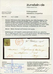 Saubere und sehr farbfrische Marke, allseits breitrandig mit ...