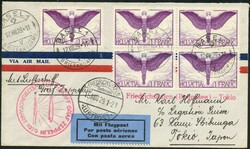 982536: Zeppelin Zeppelin LZ 127, tournée mondiale 1929 courrier