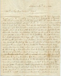 DAVOS blau, 1840, daneben schwarzer "Franco Grenze", dat. SCHIERS 22 ...