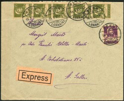 5655156: Switzerland Defintives after 1907 - Coil stamps