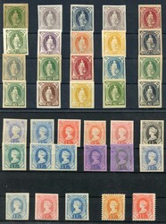 1880/1907, STEHENDE HELVETIA, 25 C. und 40 C. sog. Pariser ...