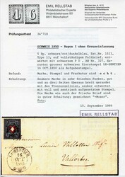 T. 13, Exemplar allseits voll-/sehr breit mit drei Trennlinien, ...
