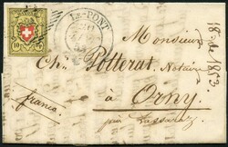 T. 10 E-LU, farbfrisch, voll-/meist sehr breit mit drei Trennlinien, ...