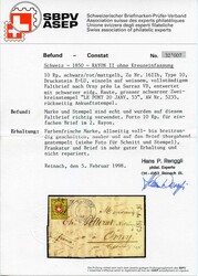 T. 10 E-LU, farbfrisch, voll-/meist sehr breit mit drei Trennlinien, ...