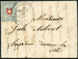 T. 37 C2-LO, Abart 6: stark nach oben verschobener Rotdruck, ...