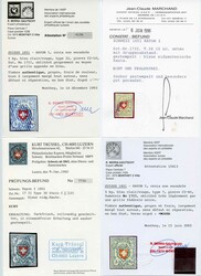 1851, RAYON I, Druckstein C2, gutes Lot 8 Einzelmarken und 1 Brief, ...