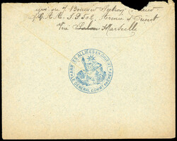 Military Imperforateance of the Chief Inspector, stamped with the ...